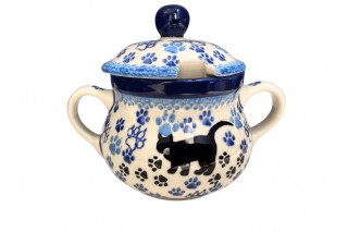 Bunzlau Suikerpot groot 1771X Bunzlau Potten